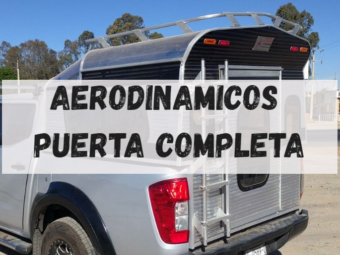 CAMPERS DE ALUMINIO AERODINAMICOS PUERTA COMPLETA