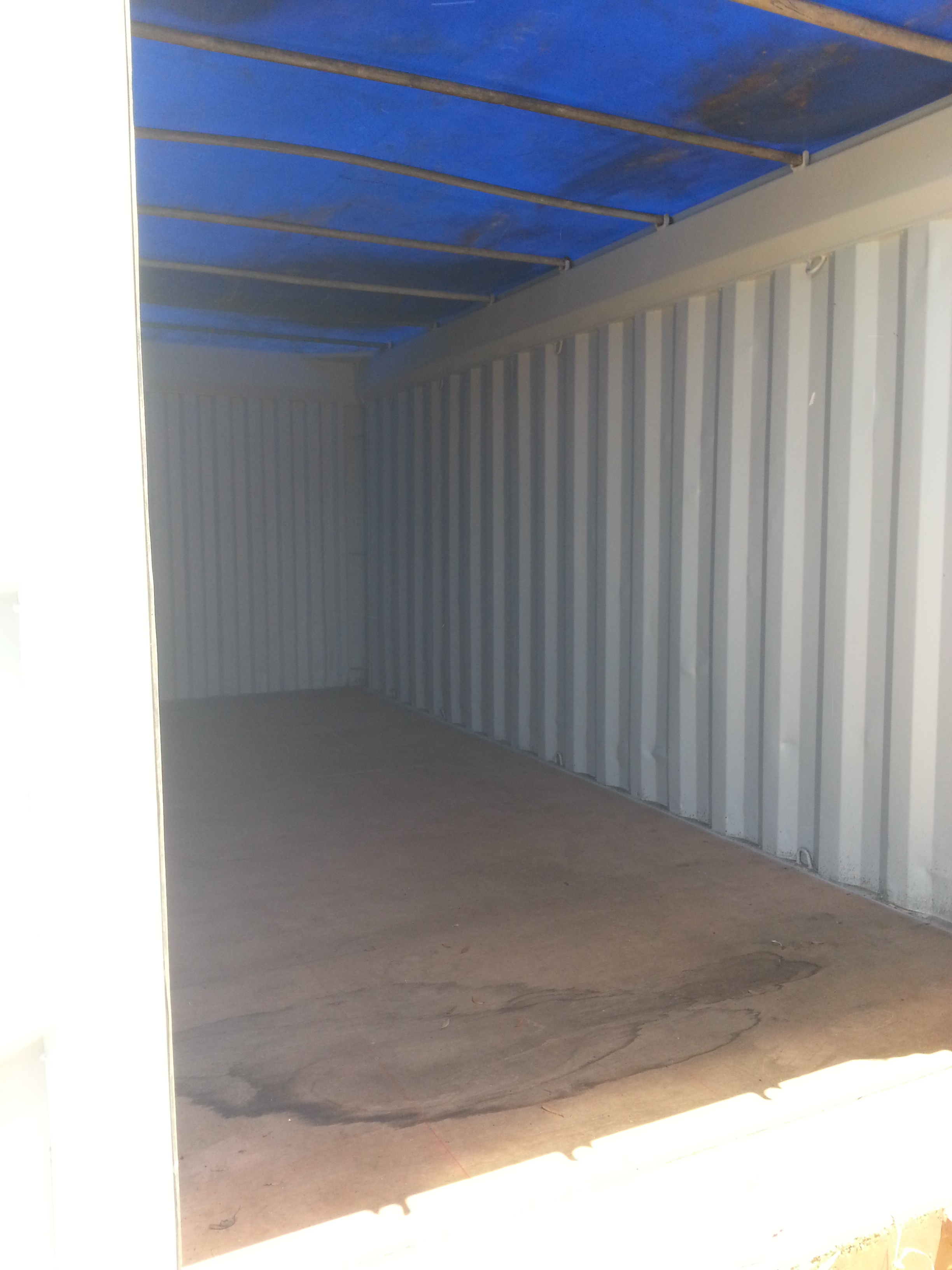 20' Open Top Inside View