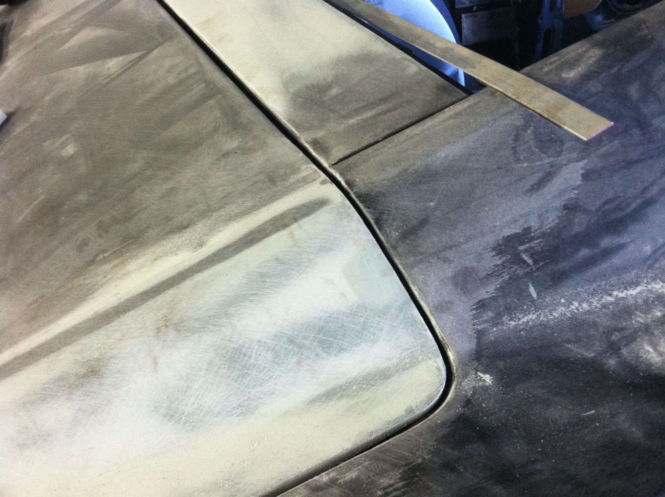 Trunk lid gap getting better!