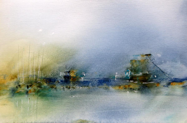 All at Sea - Watercolour/Ink