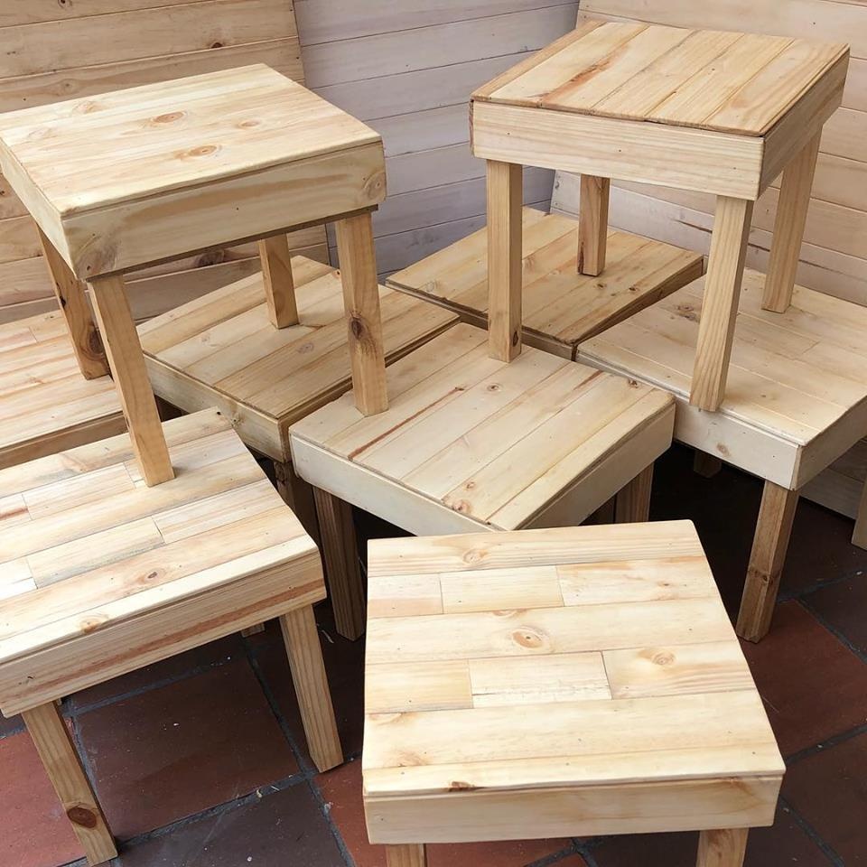 Bancas Naturales Modelo Palet
Medidas: 43cm Altura
43cm Ancho
Alquiler $5.000