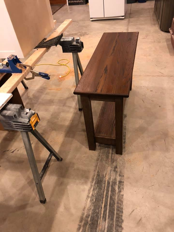 Finished Custom Table