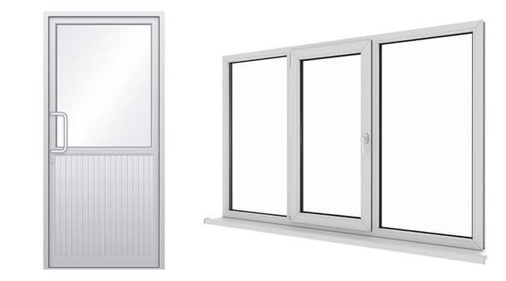 Cancelería de Vidrio y Aluminio  - PUERTAS Y VENTANAS