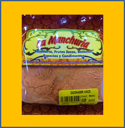 SAZONADOR ÚNICO
50 GRS