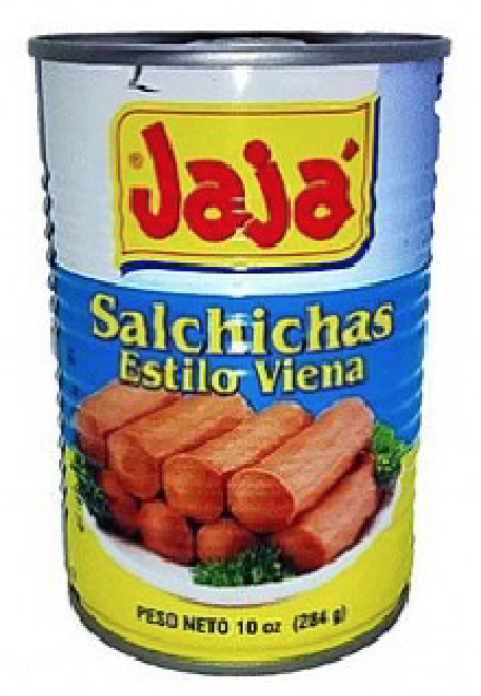 Salchichas JaJa 24/10 onz y 48/5 onz
Códigos: 4 y 2767