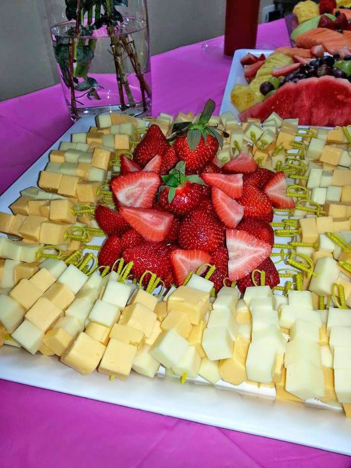 Strawberry and Cheese Platter