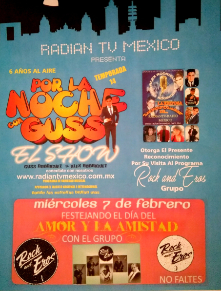 ROCK AND EROS  RECONOCIMIENTO