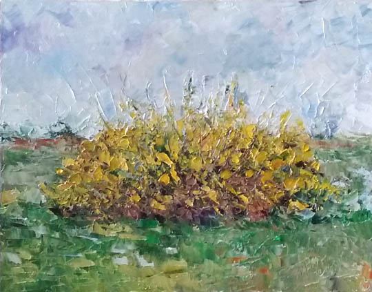 Forsythia  16"x20" $800.