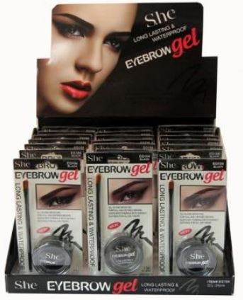 EG104BR
GEL EYEBROW W/BRUSH BROWN
