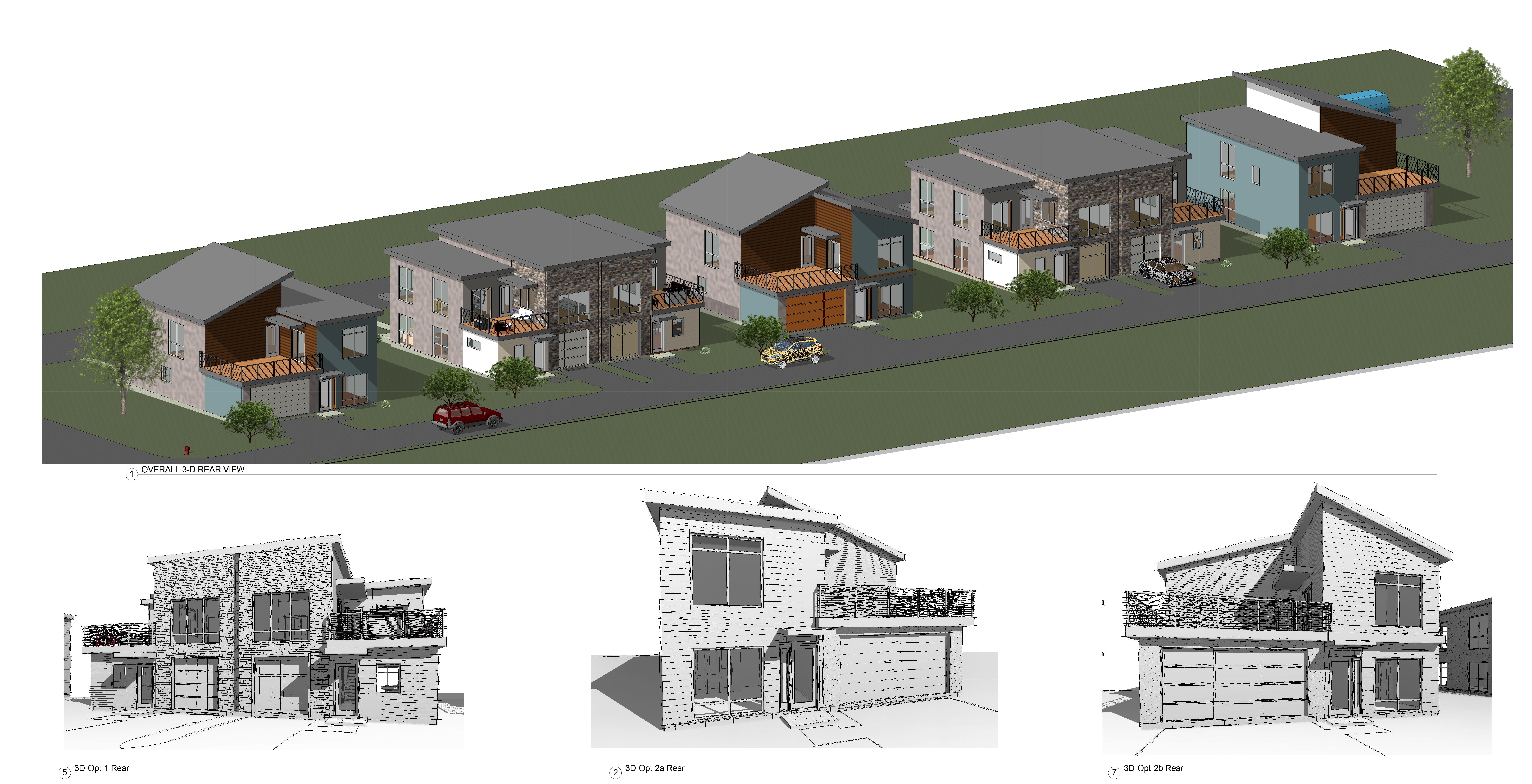 Fairview Homes Overall 3D View With Options