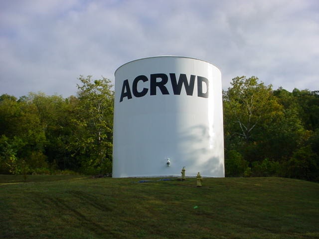 Red Water Tank
