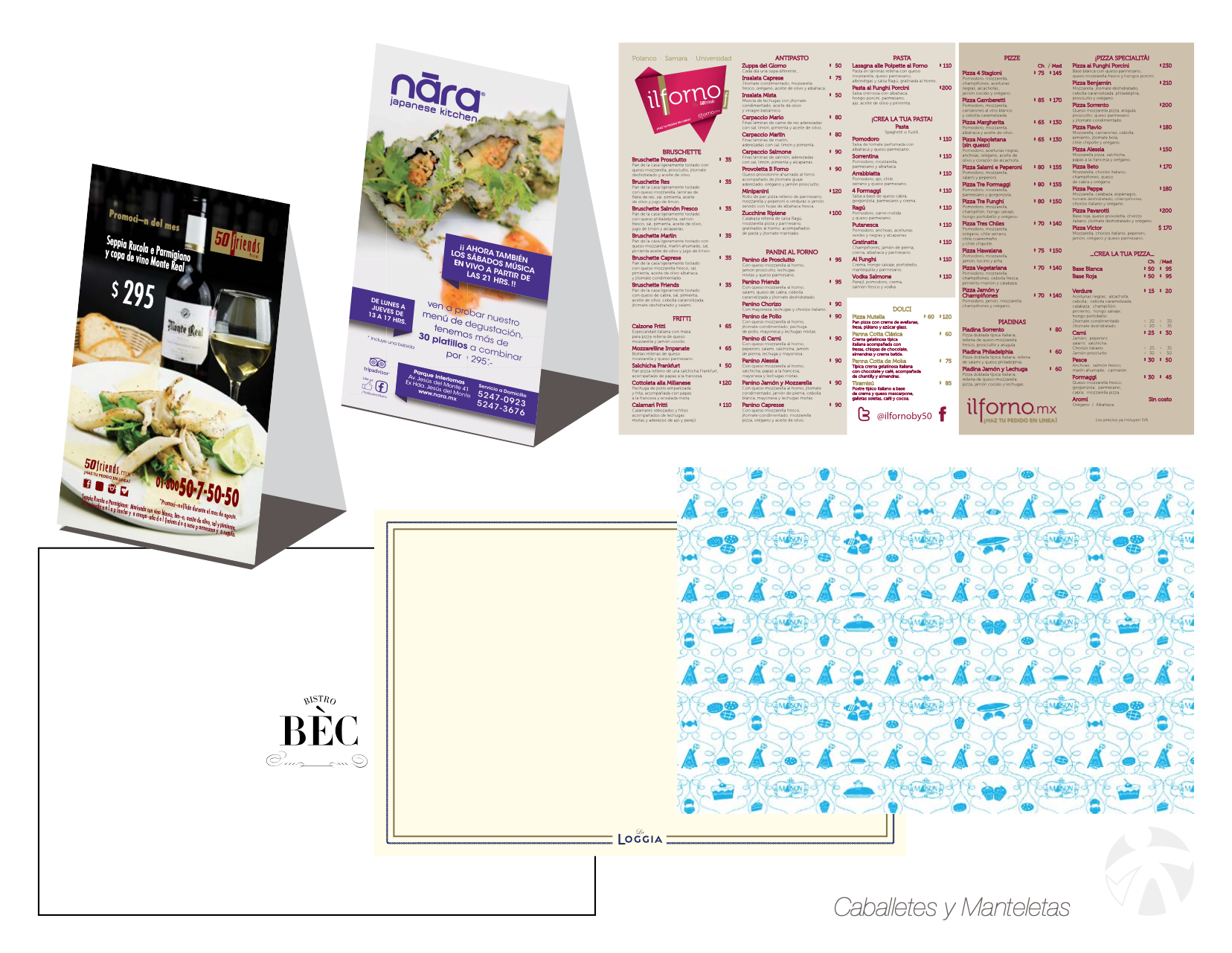 manteletas impresión en offset