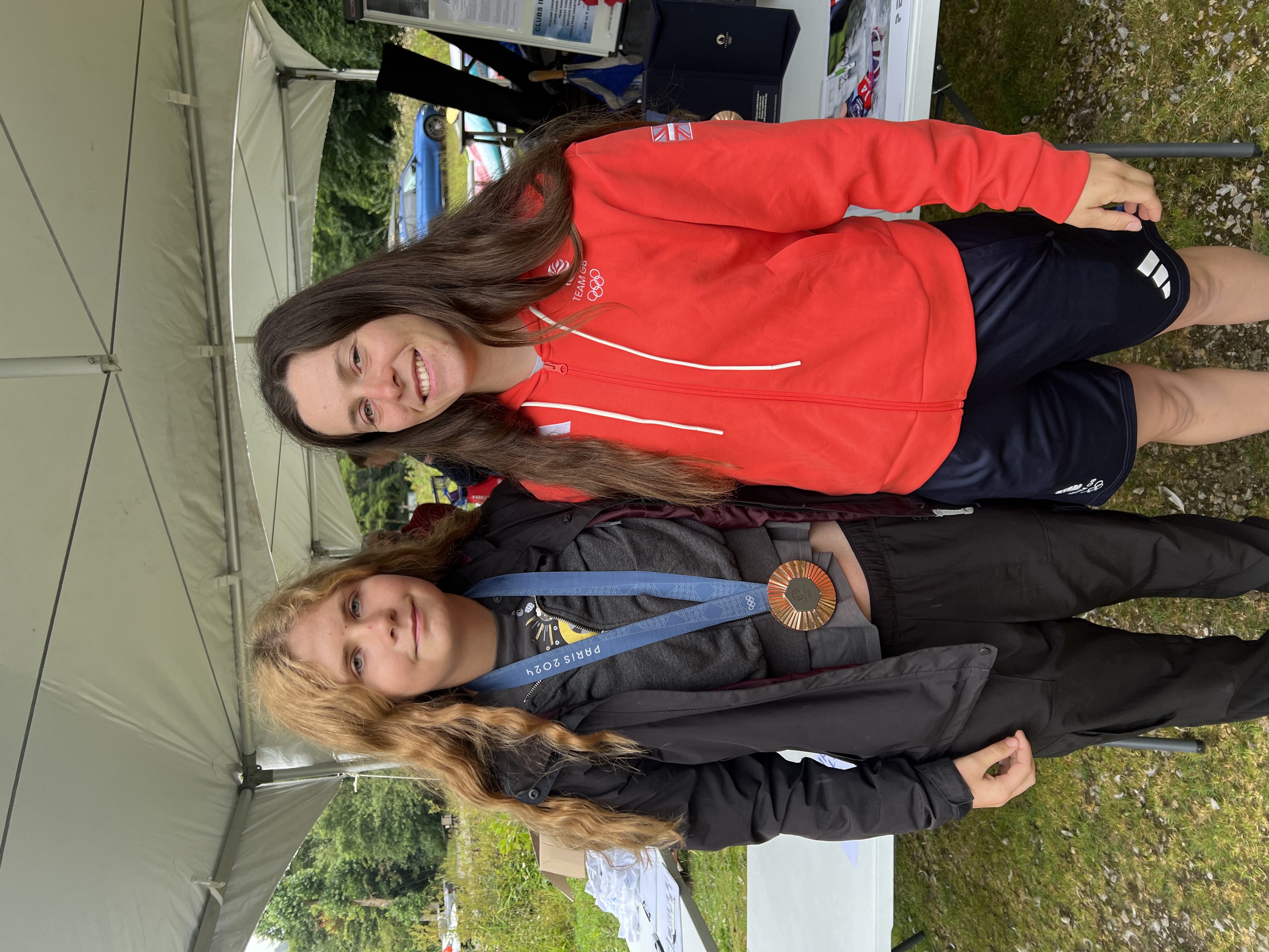 Laura meets Bronze Medallist Kimberley Wood