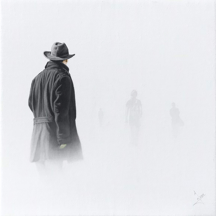 In the Distance I | 10" x 10" | Oil on linen