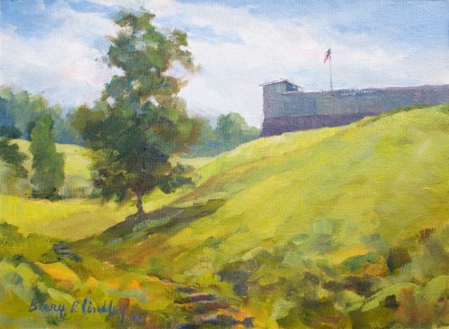 Lindley, Fort Washington, 9x12 Acrylic