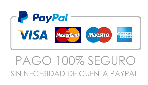 Aceptamos tarjetas de crédito o débito