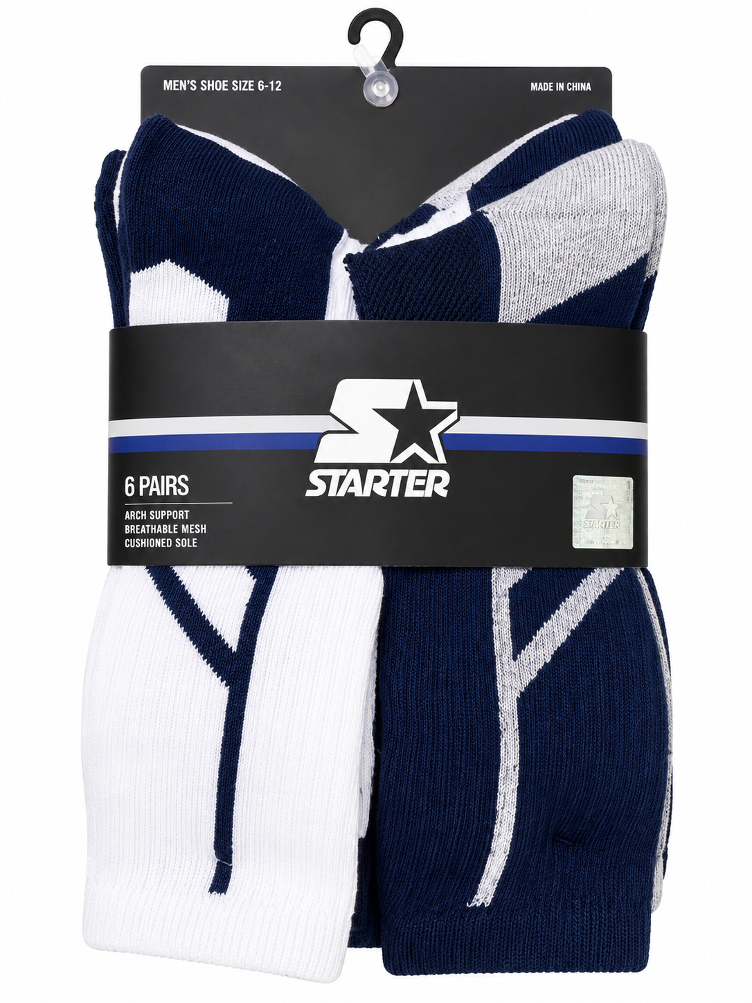 MEN'S CREW SOCKS-6PK
SIZE 6-12
UPC
190131205273
24 CASE PACK