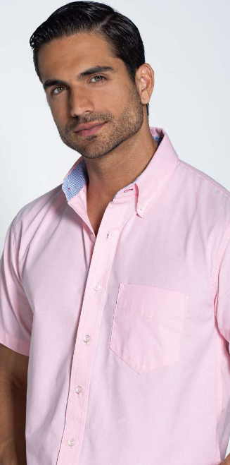 CAMISA OXFORD MANGA CORTA ESTILO 6001 PLAYERYTEES CABALLERO Y DAMA