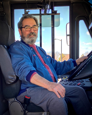 Steve C decided to retire June of 2021 as he racked up enough miles to enjoy his second retirement with his family & grandkids. He had been driving a big bus out of our Waconia facilities since 2015, but Steve was driving trucks for a long time prior.  If you go on our FaceBook page and search Steve C, you can see & read about him winning his class in the National Safety Truck Driving Championship “Roadeo” back in the 80’s.  