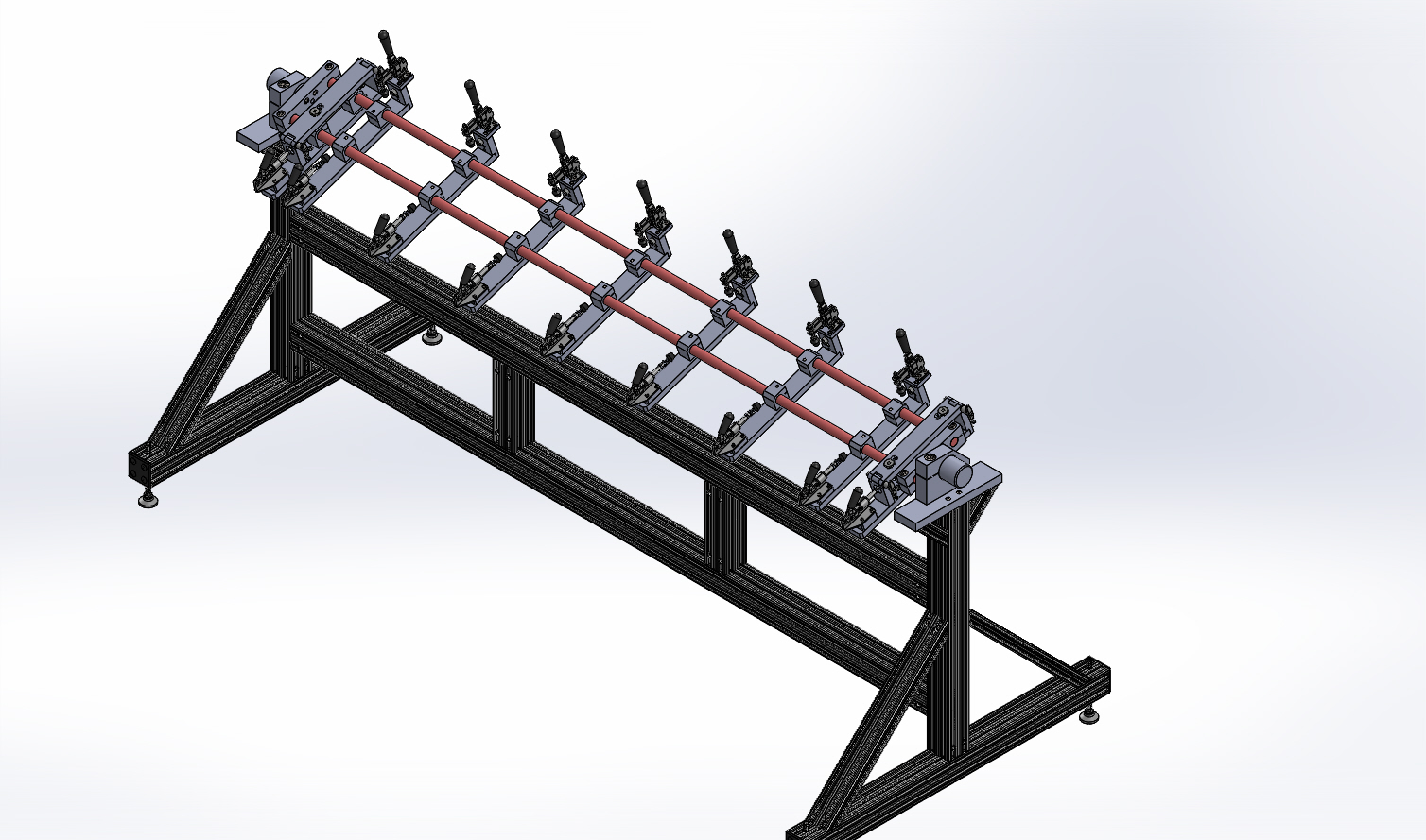 Rotating Drill Jig
Hand Drilling Operation
Aluminum Extrusion