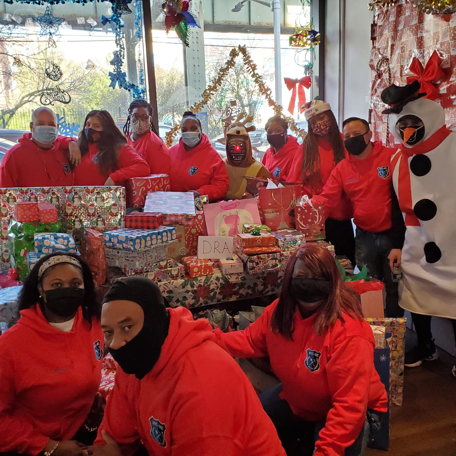 Our Annual Toy Drive was a success due to the volunteering of active and retired officers.
