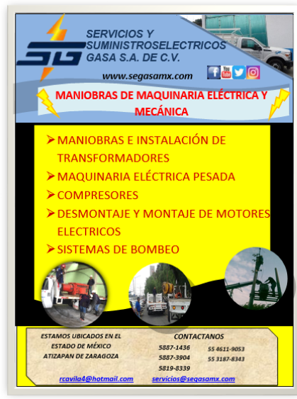 MANIOBRAS DE EQUIPO ELÉCTRICO INDUSTRIAL 
