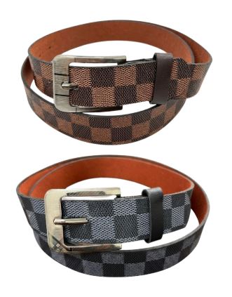 BT-219
CHECKERED MENS BELT
144 CS/PK
UPS 812462032563