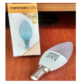 Bombillo Vela Led 5W E14/120V 
3000°K Nippon      Cod - 15136

