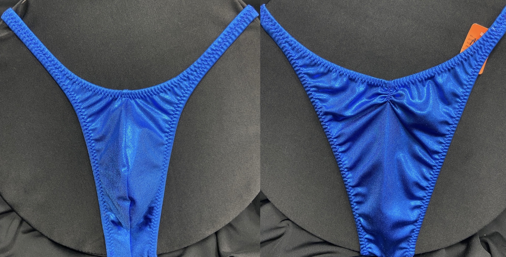 Medium Blue Frost 
Pro Cut 
available in S,M,L,XL
back gathers optional
$65