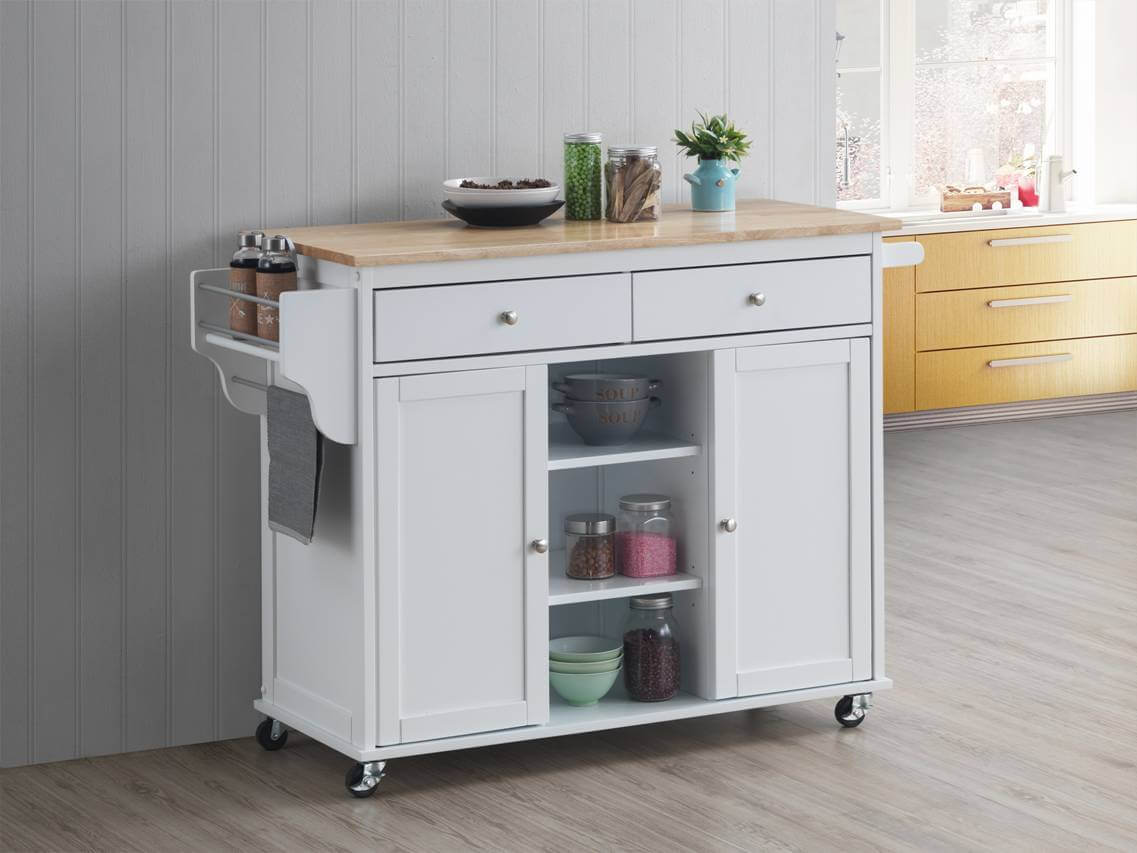 305WH Rolling Kitchen Island