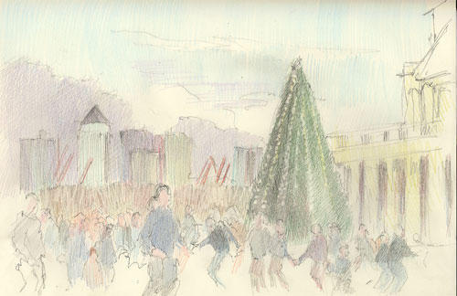 Skating at Greenwich #2