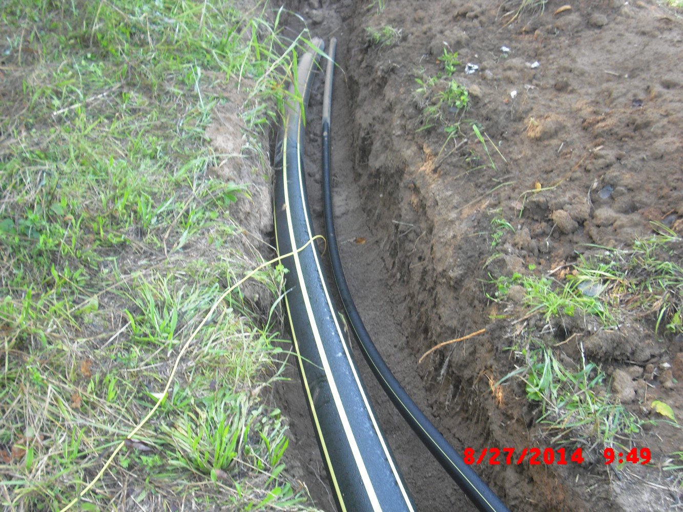 Pipe Going In At Jersie Lane View 3