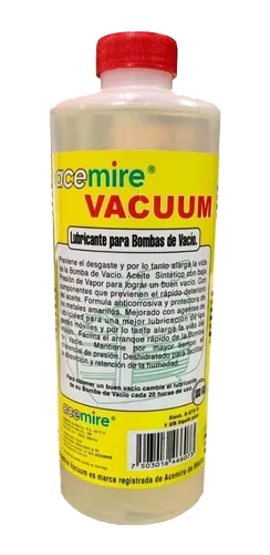 ACEITE BOMBA DE VACIO
0.5 LT