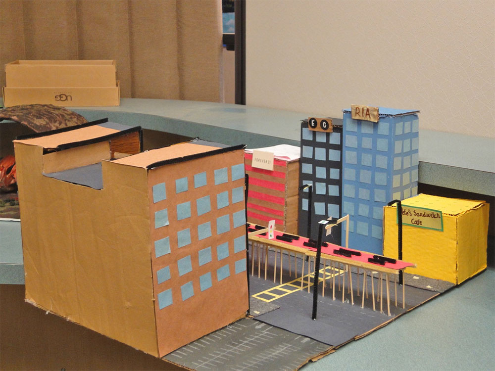 Buildings in the City Artwork