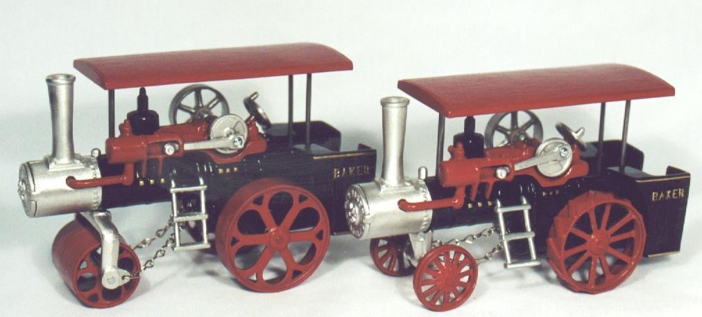 Red Baker Roller and Engine