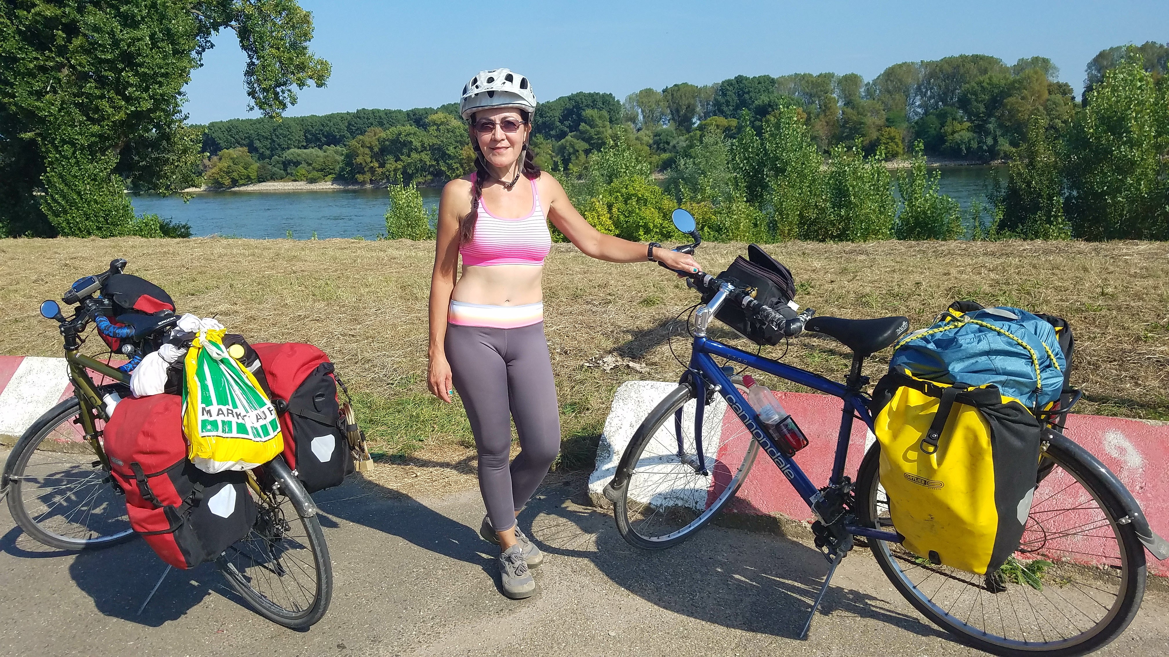 Bicycling the length of the Rhine River.