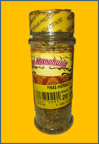 FINAS HIERBAS
20 GRS