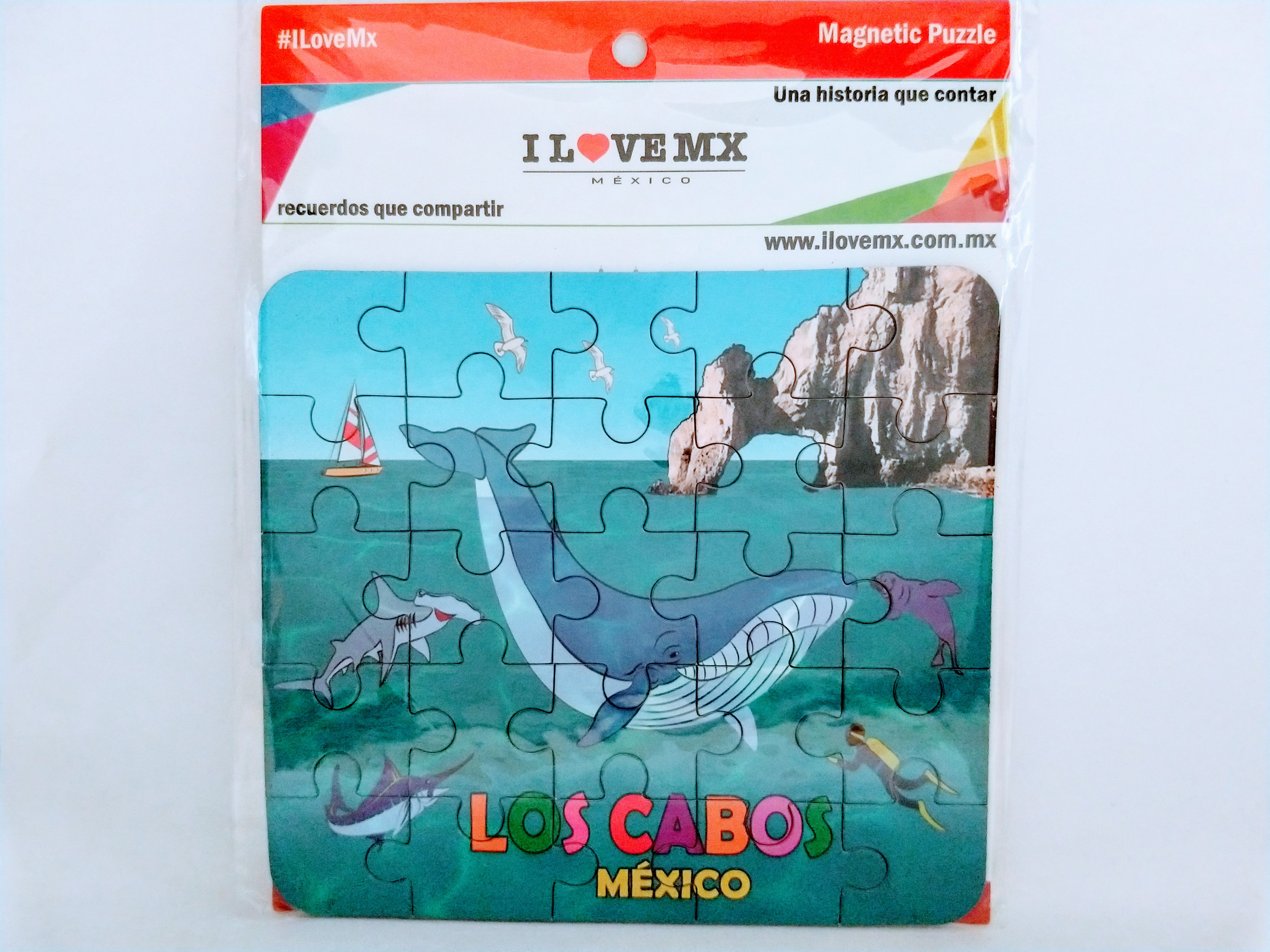 IMÁN ROMPECABEZAS LOS CABOS
11cm Ancho
10cm Alto