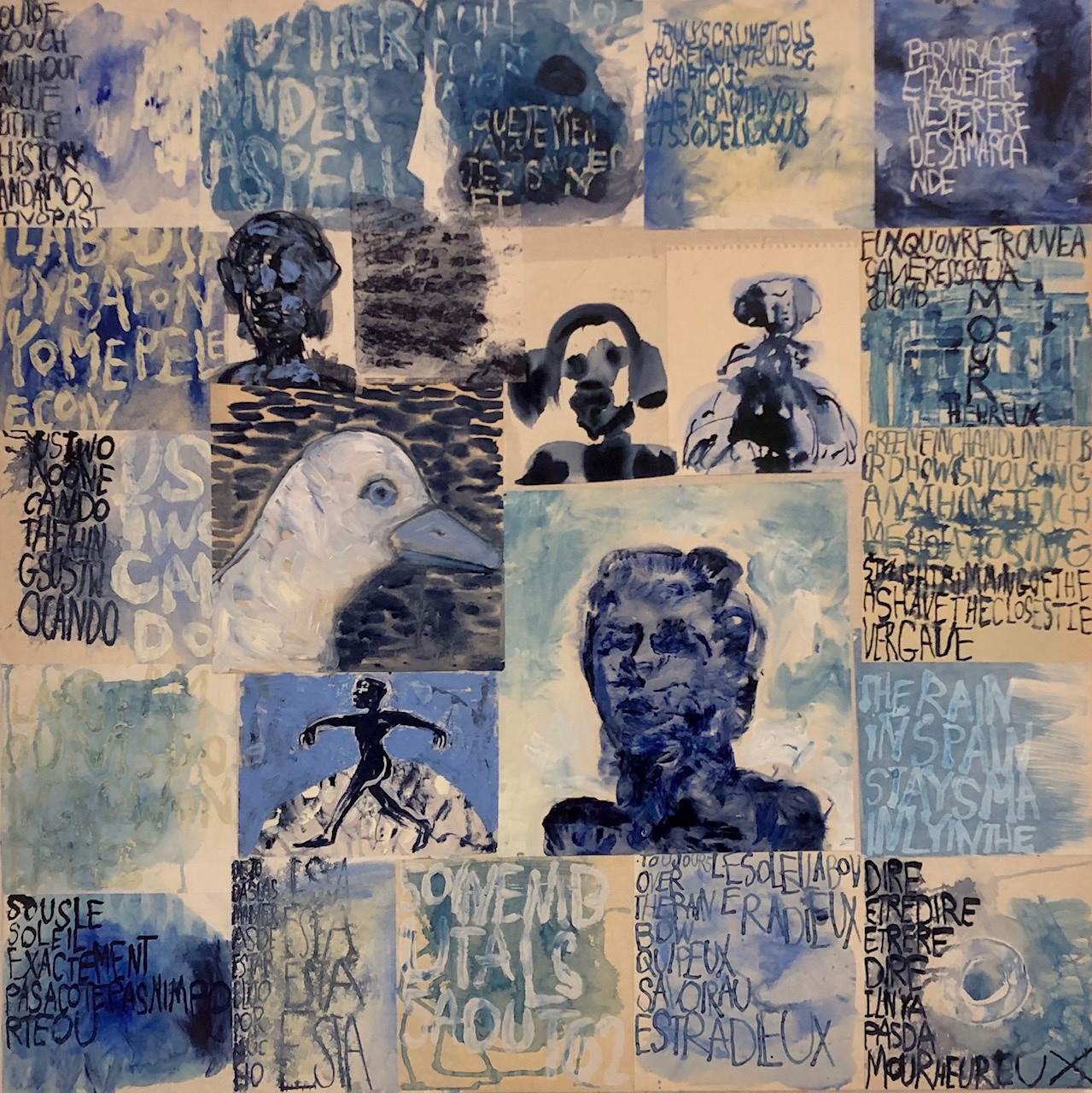 The rain in Spain 2017
Acrílico sobre papel sobre tela
120 x 120