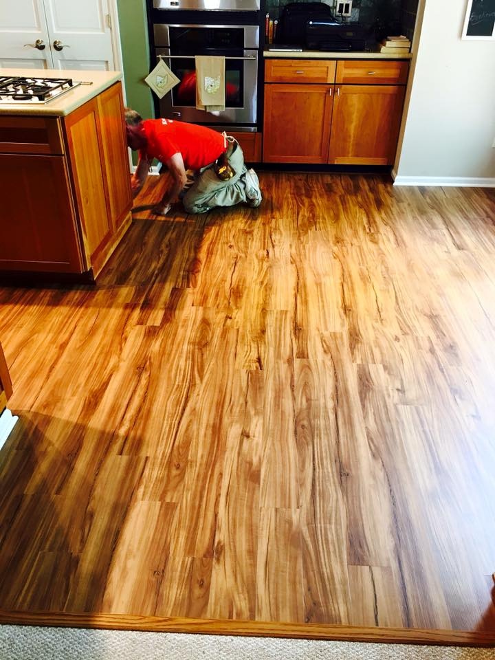 Newly Installed Kitchen Floors