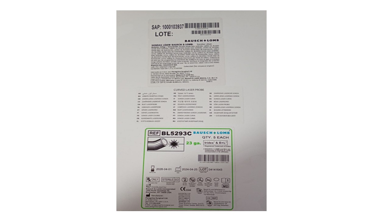 SONDA LASER 23Ga CURVA BL5293C

 (Caja con 5 piezas) BL5293C     

