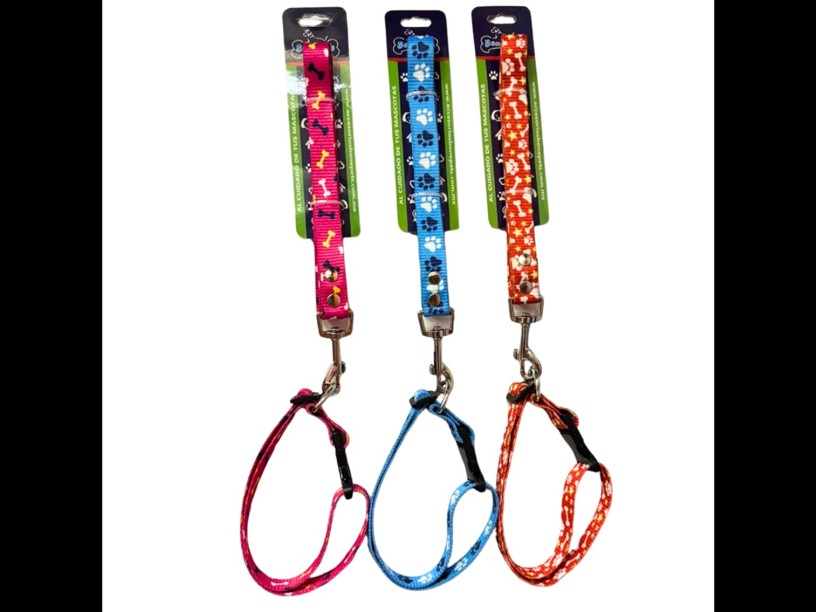 BON012 - CORREA CON COLLAR
 CINTA IMPORTADA 21 MM