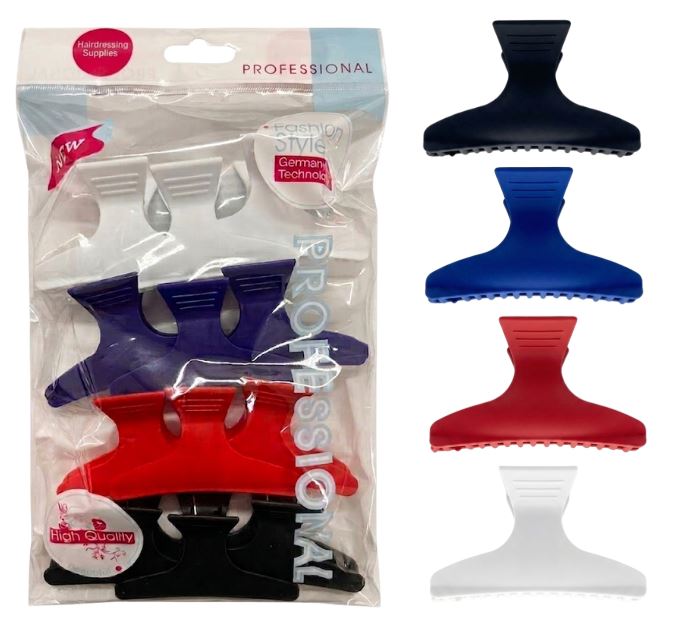 CH-4141-CLR
12PK SALON JAW CLIP COLOR
UPC: 812462031566
120 CS/PACK
