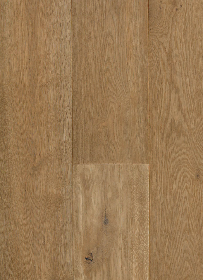 Casablanca Collection Eden Oak
SPECIES: European Oak - STYLE: Light Wire Brushed - WEAR LAYER: 4 mm nominal
LENGTH: Random up to 7 ft - GLOSS: Matte - THICKNESS: 9/16" - WIDTH: 7"
FINISH: UV Oil - CONSTRUCTION: Hybrid Solid Engineered
EDGE PROFILE: Tongue & Groove locking , Mico Bevel - HARDNESS/JANKA: 1360
WARRANTY: Lifetime Structure / 50 Years Finish