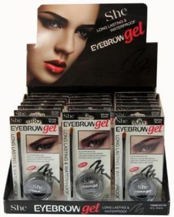 EG104DBR
GEL EYEBROW W/BRUSH DARK BROWN
