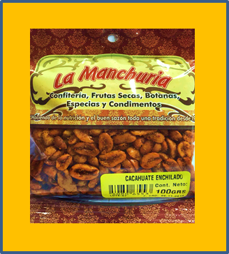 CACAHUATE ENCHILADO
60 Y 100 GRS