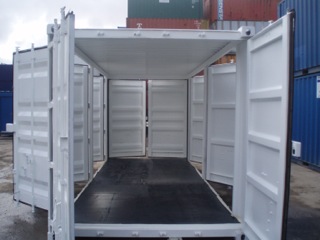 multi door shipping container