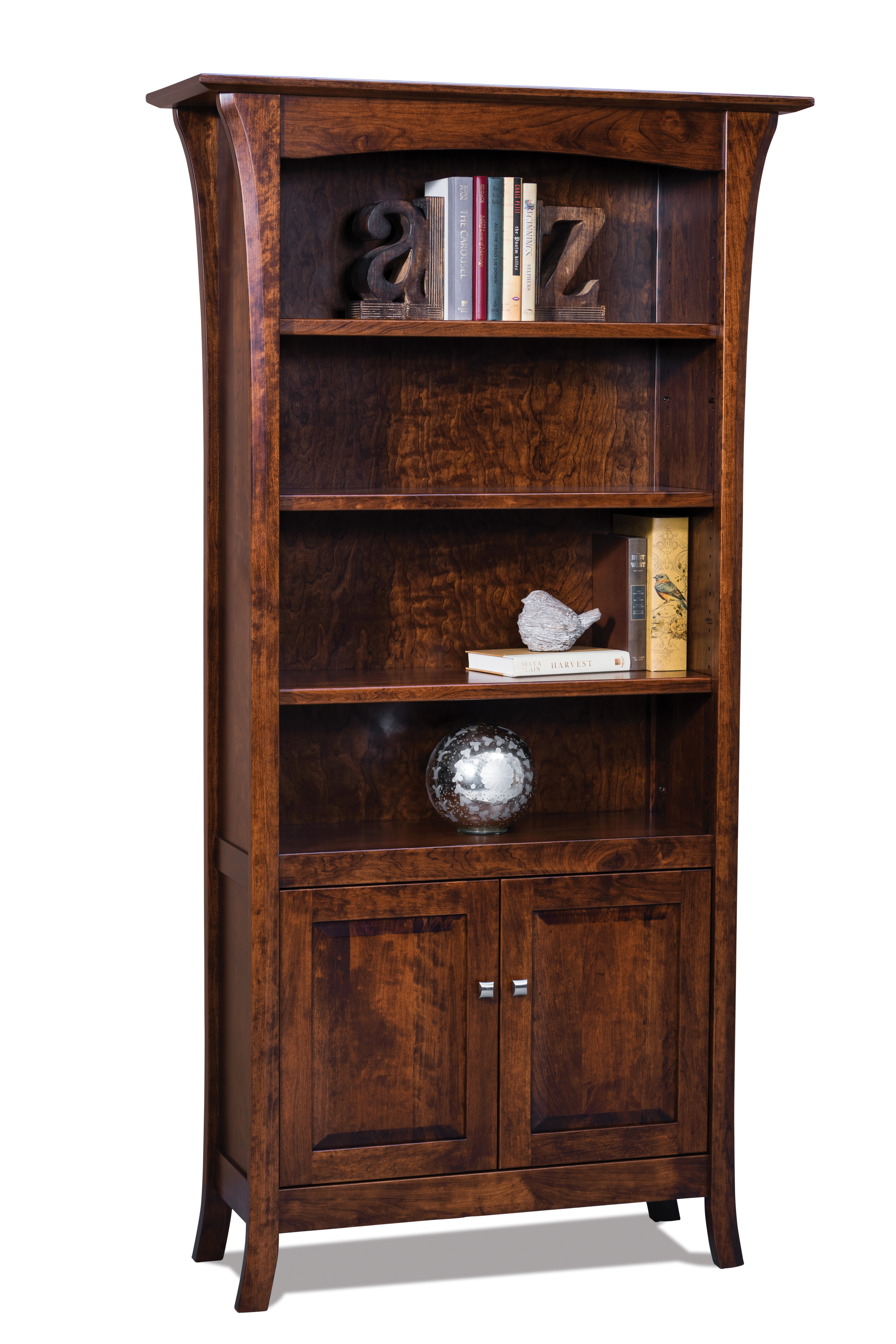 Ensenada Bookcase w/Doors-#132