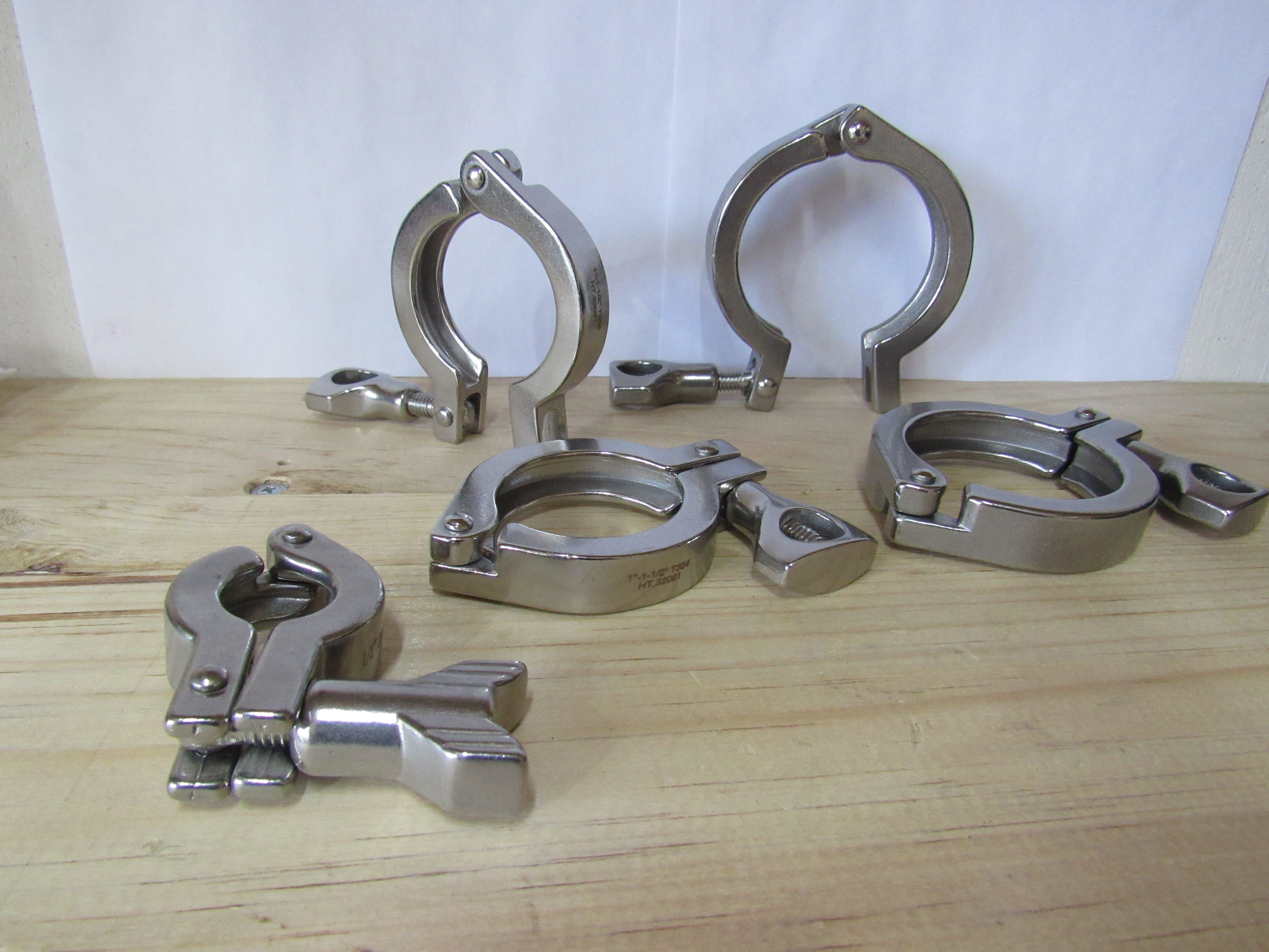 ABRAZADERA INOXIDABLE SANITARIA CLAMP 