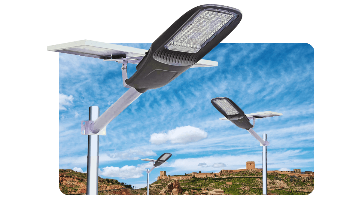 lámpara solar para exterior